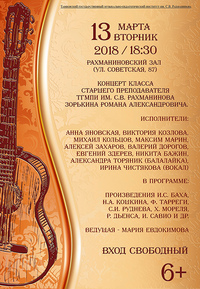 Концерт класса ст. преподавателя Р.А. Зорькина