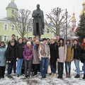 Студенты вместе с известными музыкантами возложили цветы к памятнику С.В.Рахманинову